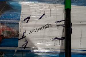 Lochaber sticker on milk replacer bags - Captured at Lochaber Goat Dairy, Meredith VIC Australia.