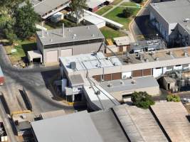 Drone flyover of slaughterhouse - Captured at Corowa Slaughterhouse, Redlands NSW Australia.
