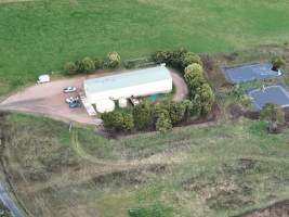 Drone flyover of slaughterhouse - Captured at The Local Meat Co, Claude Road TAS Australia.
